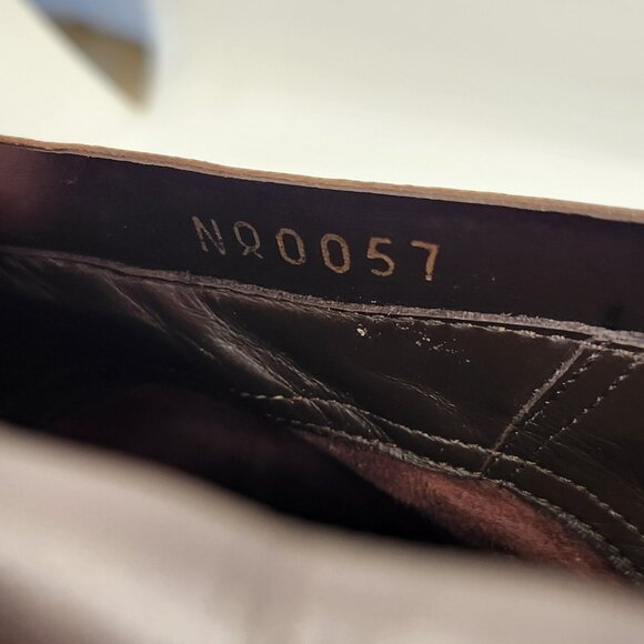 LOUIS VUITTON Brown Leather Mini Lin Jodie Monogram Ankle Boots, Size 35.5 5.5 - Picture 16 of 16